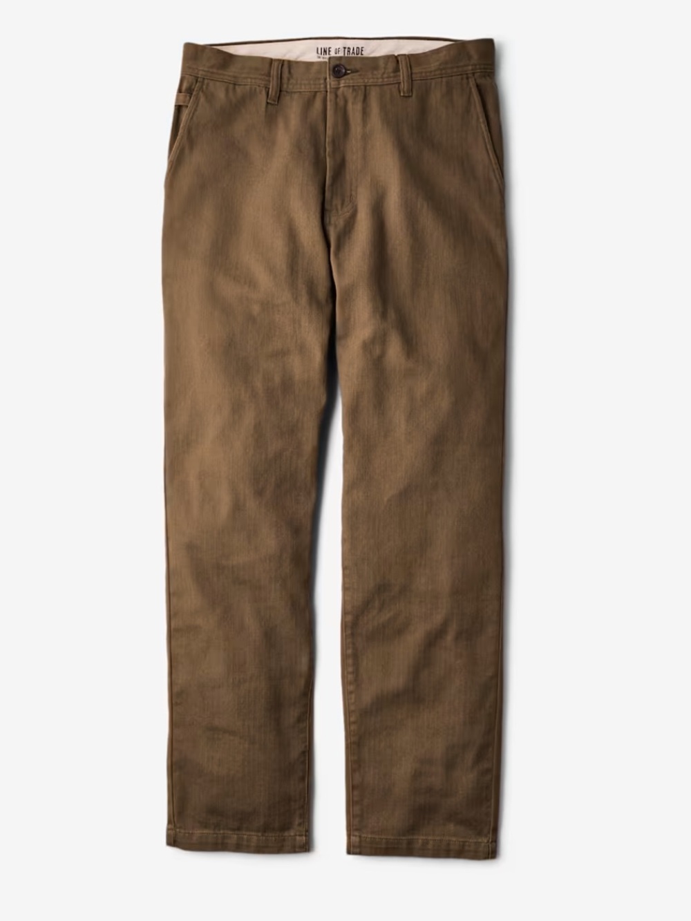 Line of Trade The Officer Chino 36x32 Brown Cotton